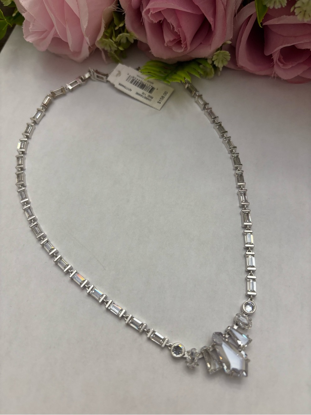 NWT Kendra Scott Christianne Collar Necklace in Lustre Glass